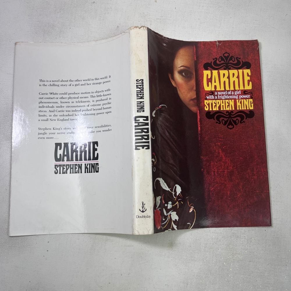 Carrie Stephen King Doubleday Hardcover 1974 Horror Fiction Vintage Book Club - Picture 12 of 13